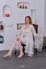 ⁦Short nightgown for the bride⁩ - الصورة ⁦4⁩