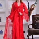Long bridal nightgown