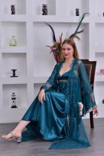 ⁦Long bridal nightgown⁩ - الصورة ⁦3⁩